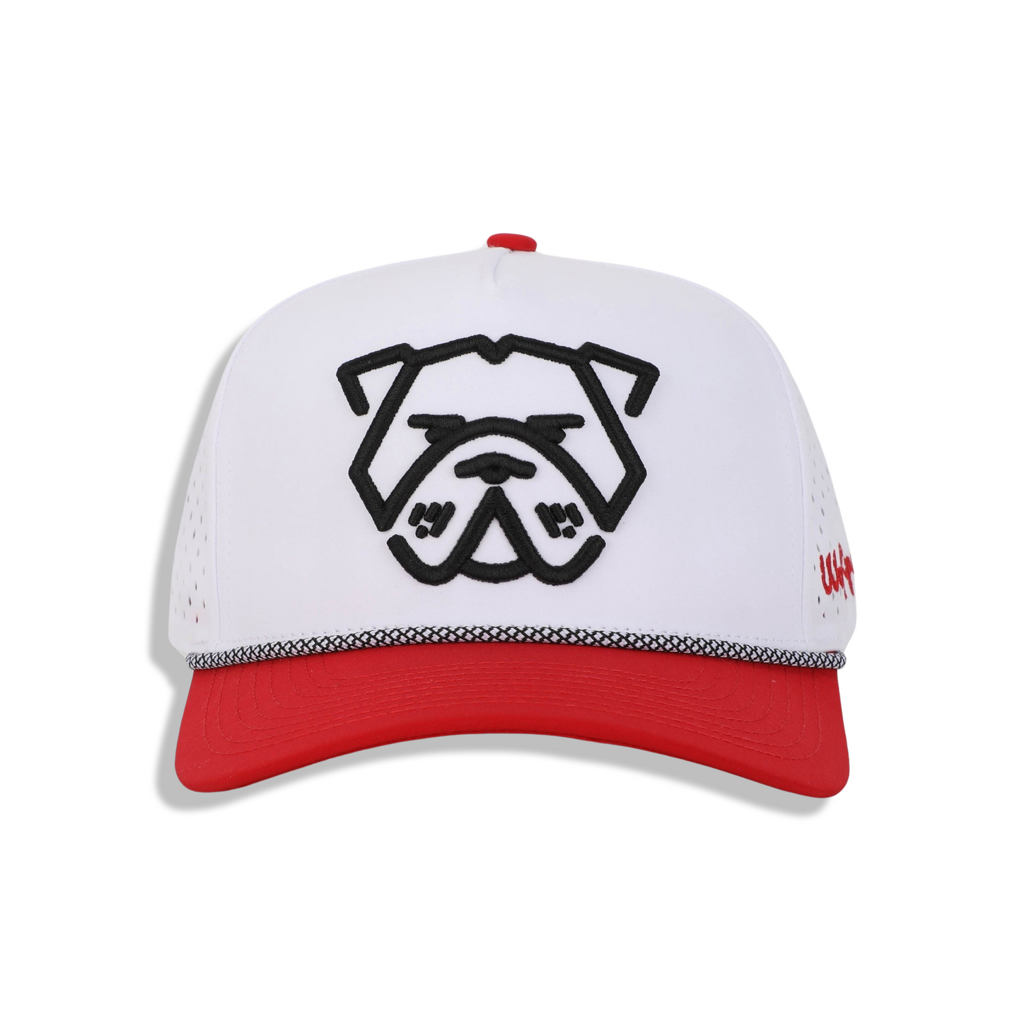 Boss | Bulldog Hat (White/Red)