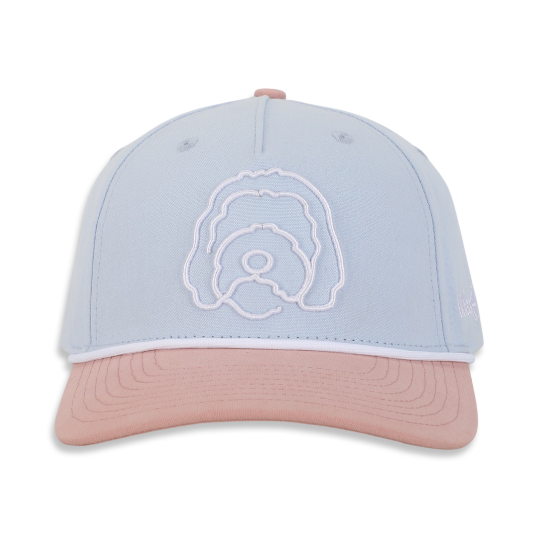 Ellie | Doodle Hat (Pink/Blue)