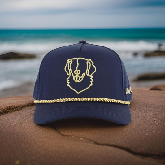 Jameson | Navy Golden Retriever Hat