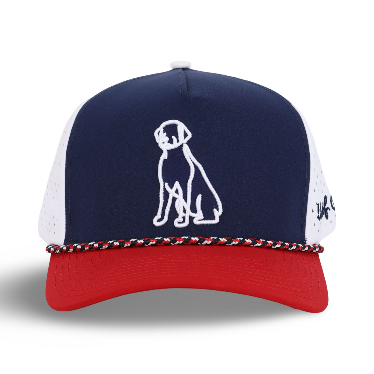 Wheeler | Red/Wht/Navy Labrador Hat