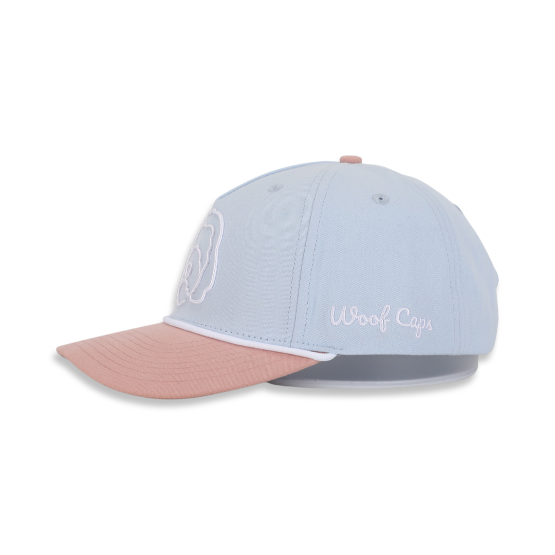 Ellie | Doodle Hat (Pink/Blue)