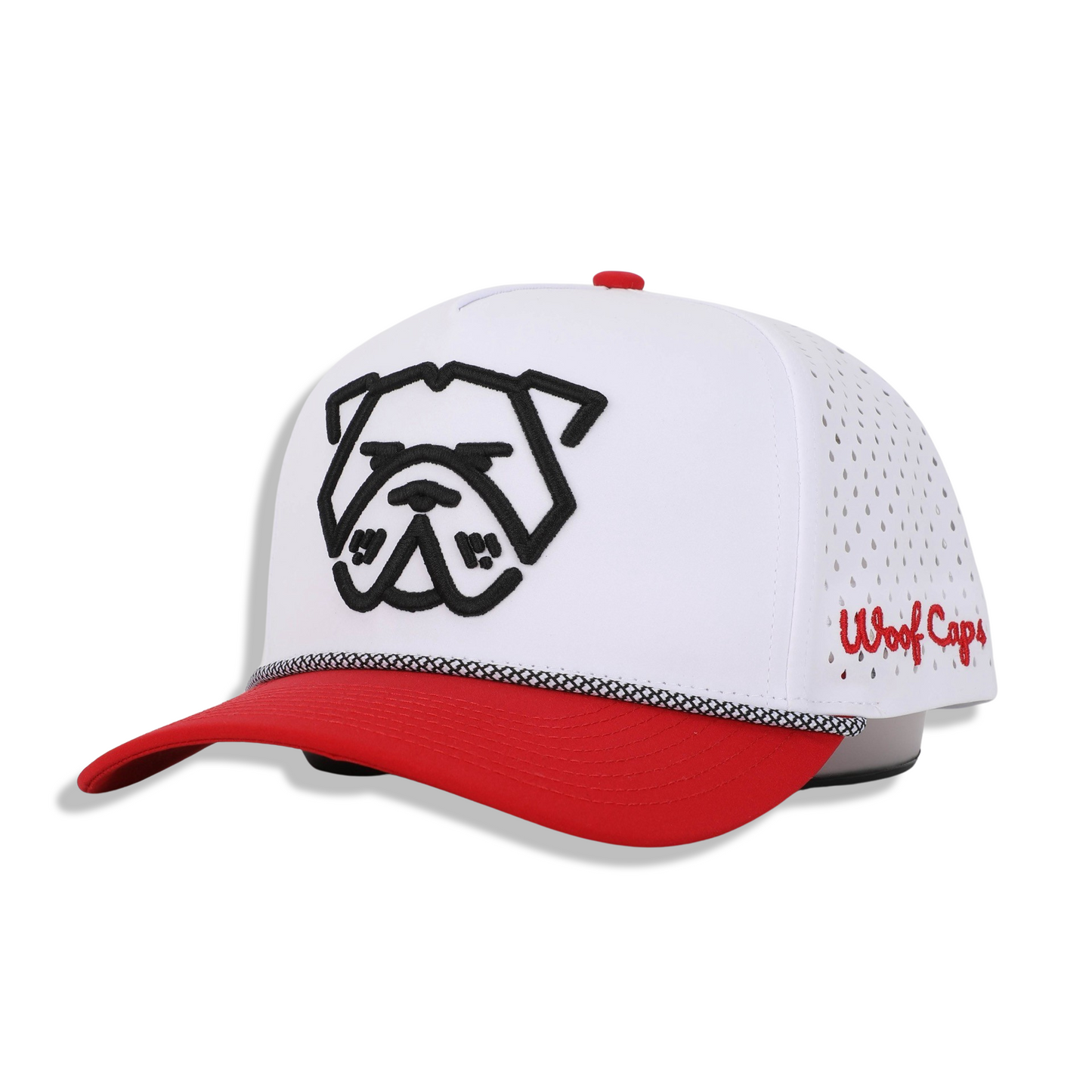 Boss | Bulldog Hat (White/Red)