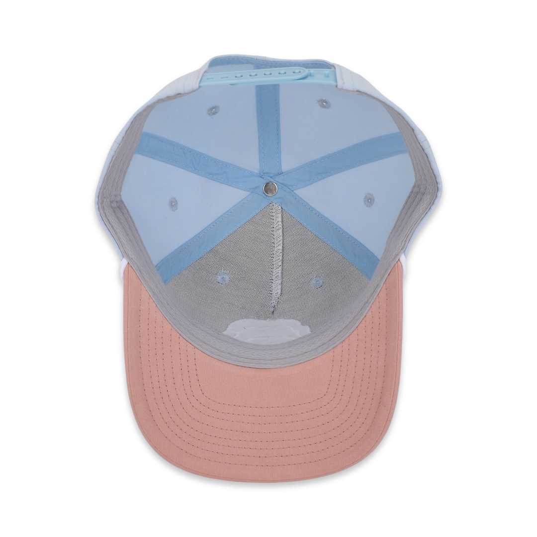 Ellie | Doodle Hat (Pink/Blue)