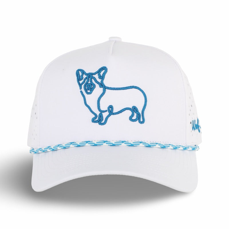 Frankie | White Corgi Hat