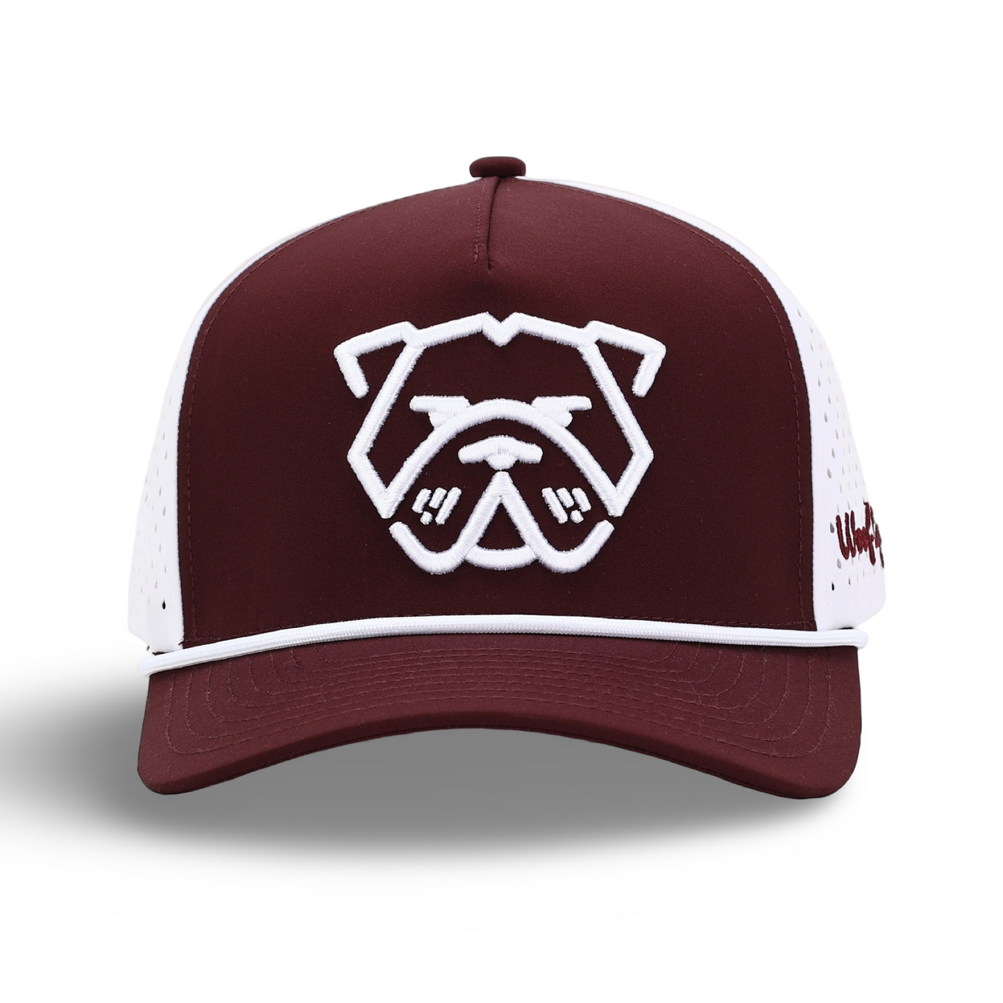 Boss | Bulldog Hat (Maroon/White)