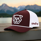 Boss | Bulldog Hat (Maroon/White)