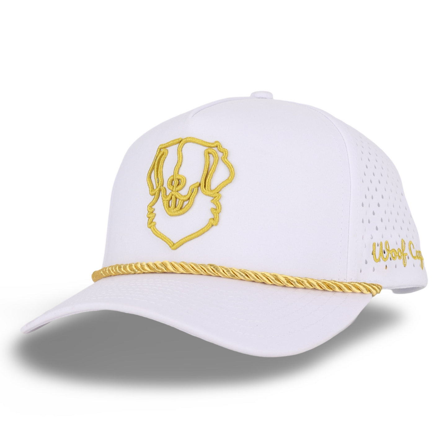 Jameson | White Golden Retriever Hat (Pre Order)