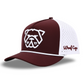 Boss | Bulldog Hat (Maroon/White)